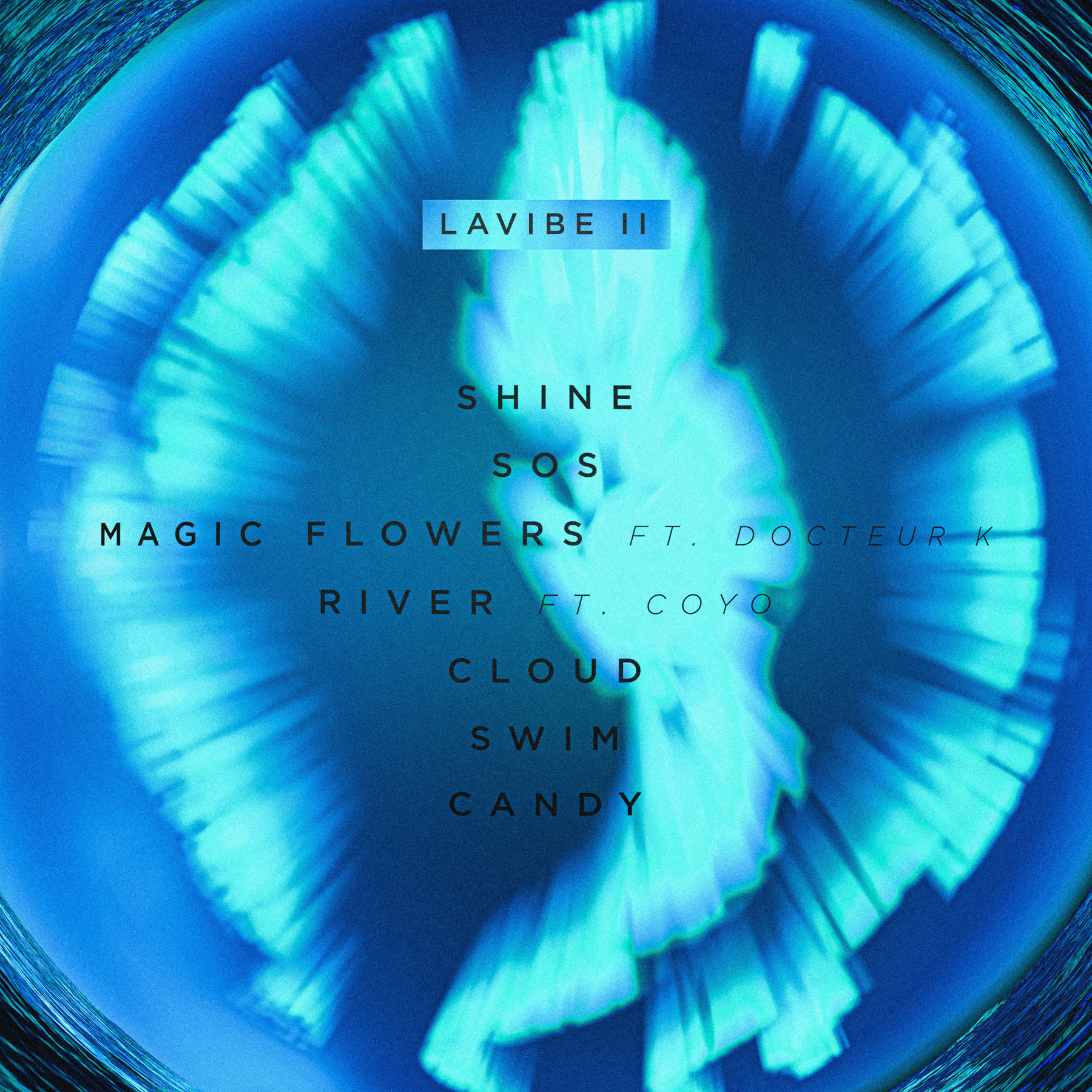 Lavibe II album back cover with tracklist