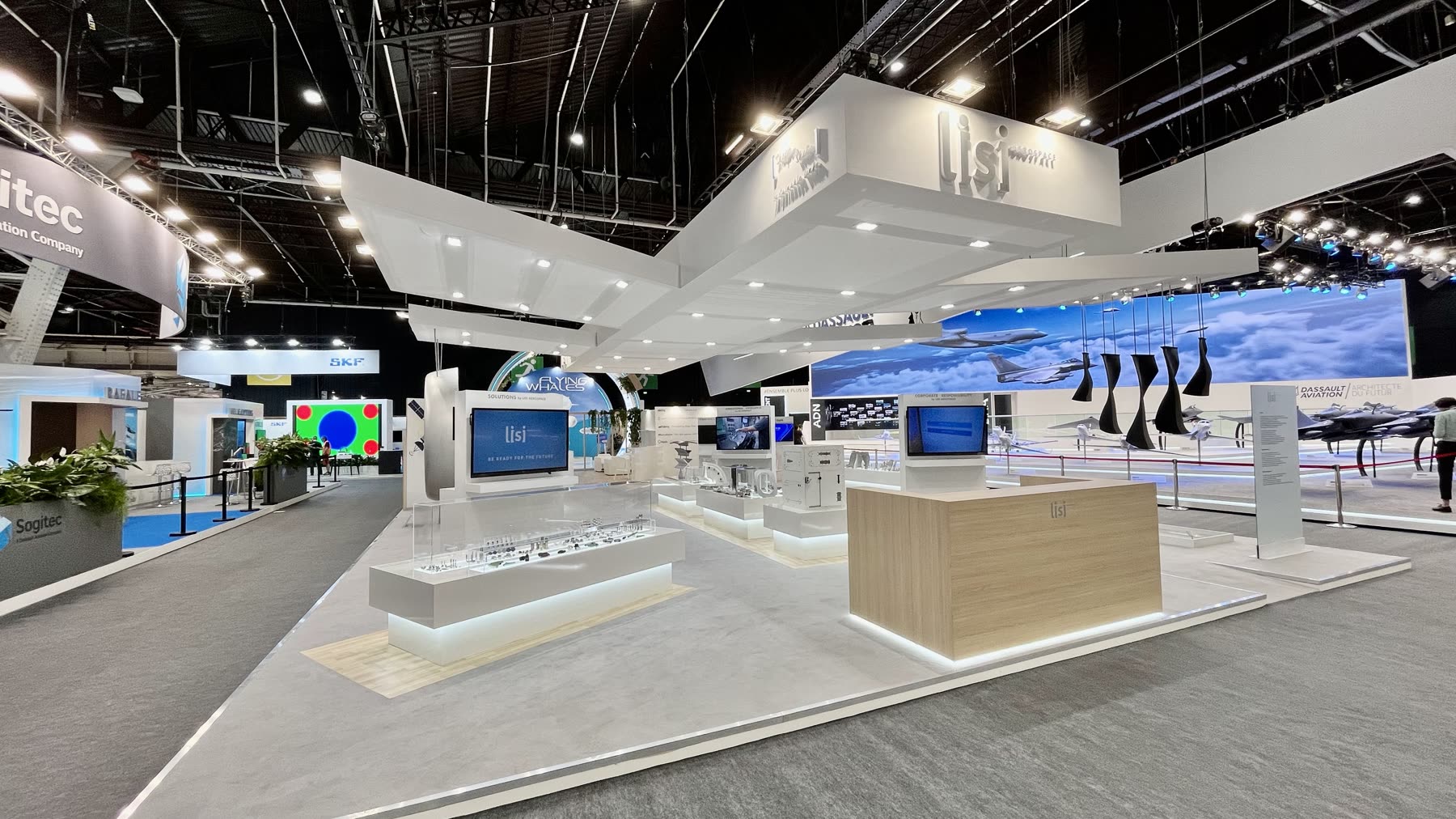 Lisi Aerospace stand at SIAE 2023, Paris Air Show