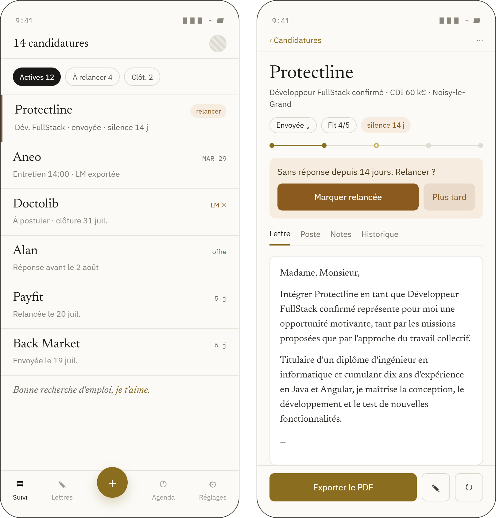 LM Generator application pipeline on mobile
