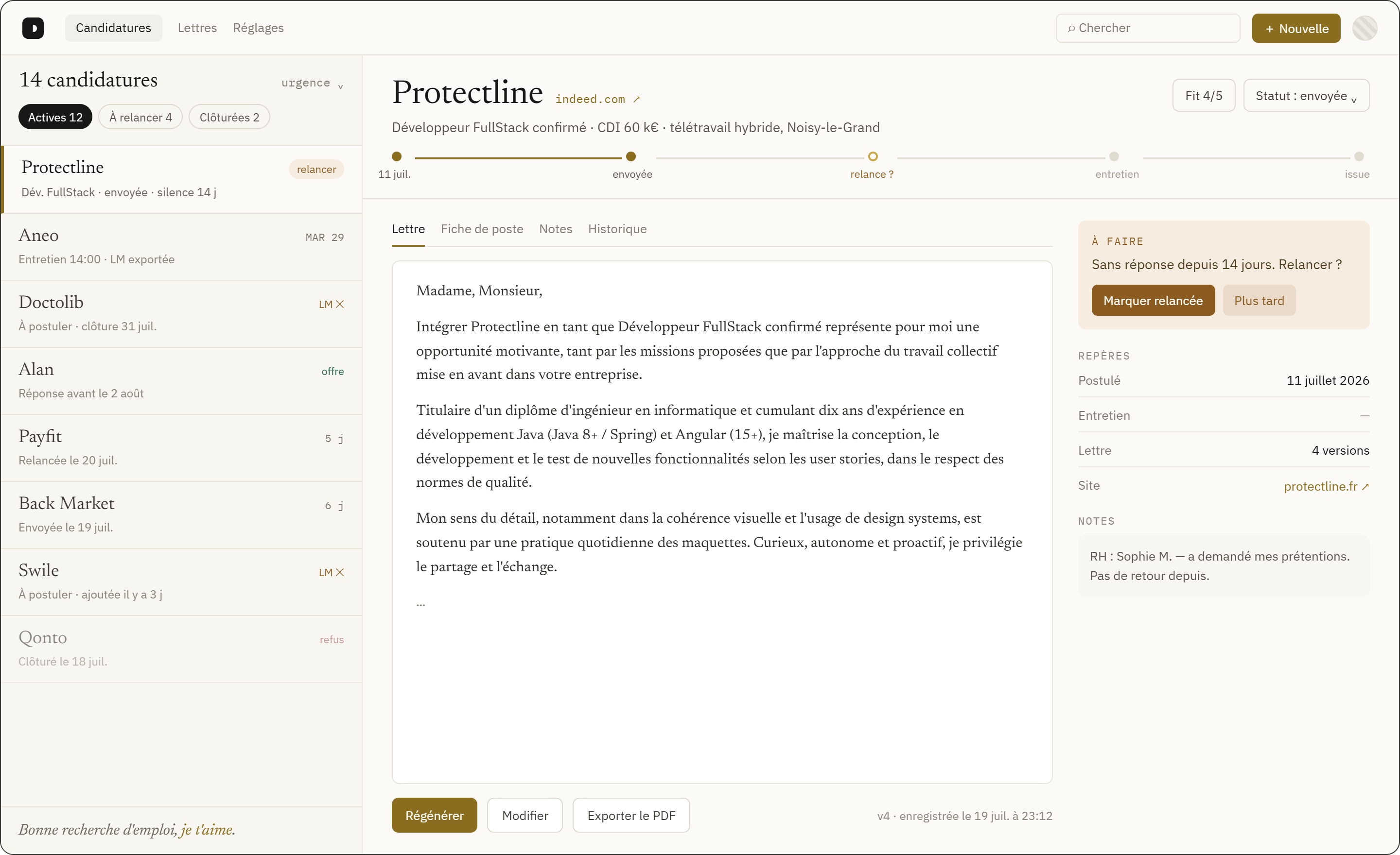 LM Generator application pipeline