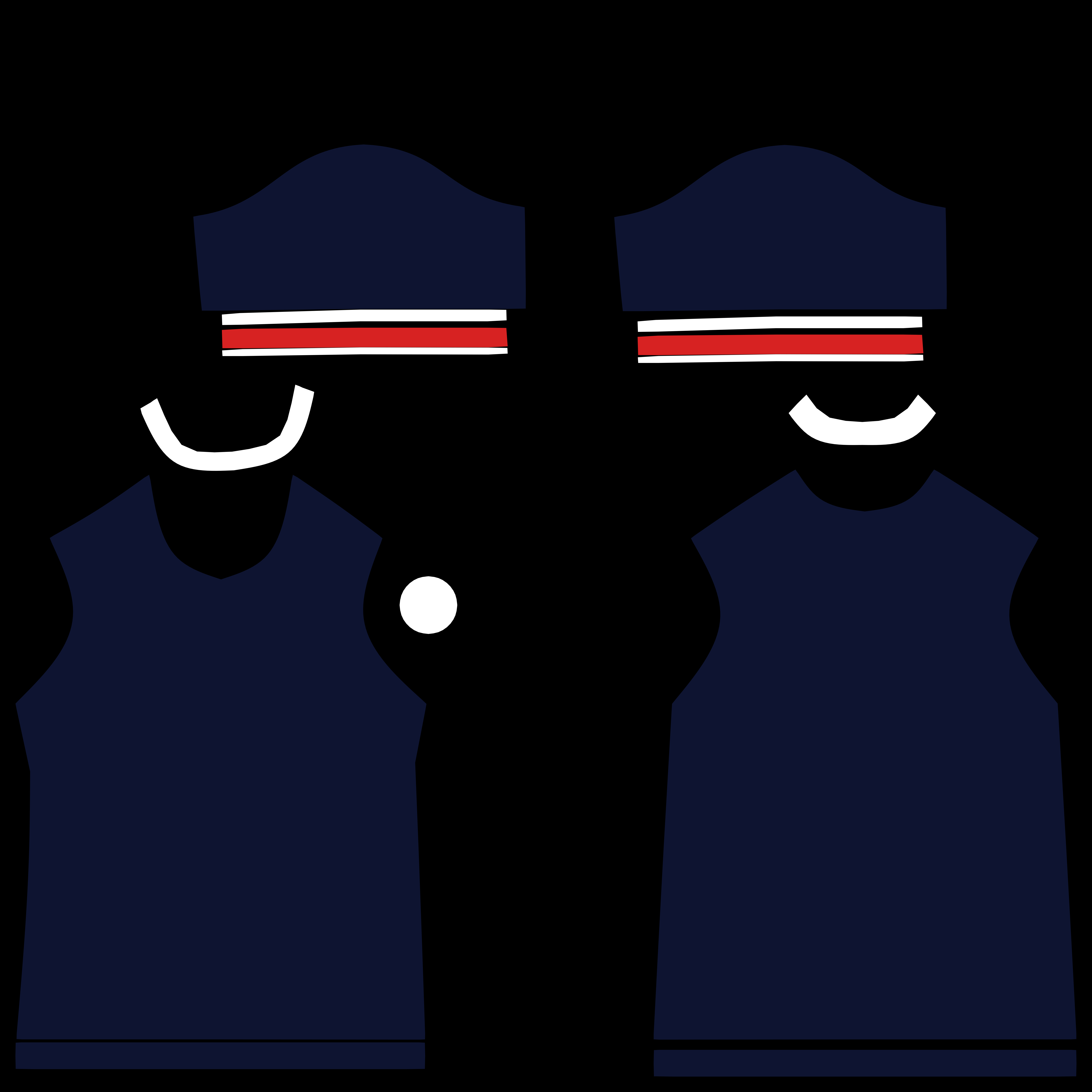 Flat front and back design reference
