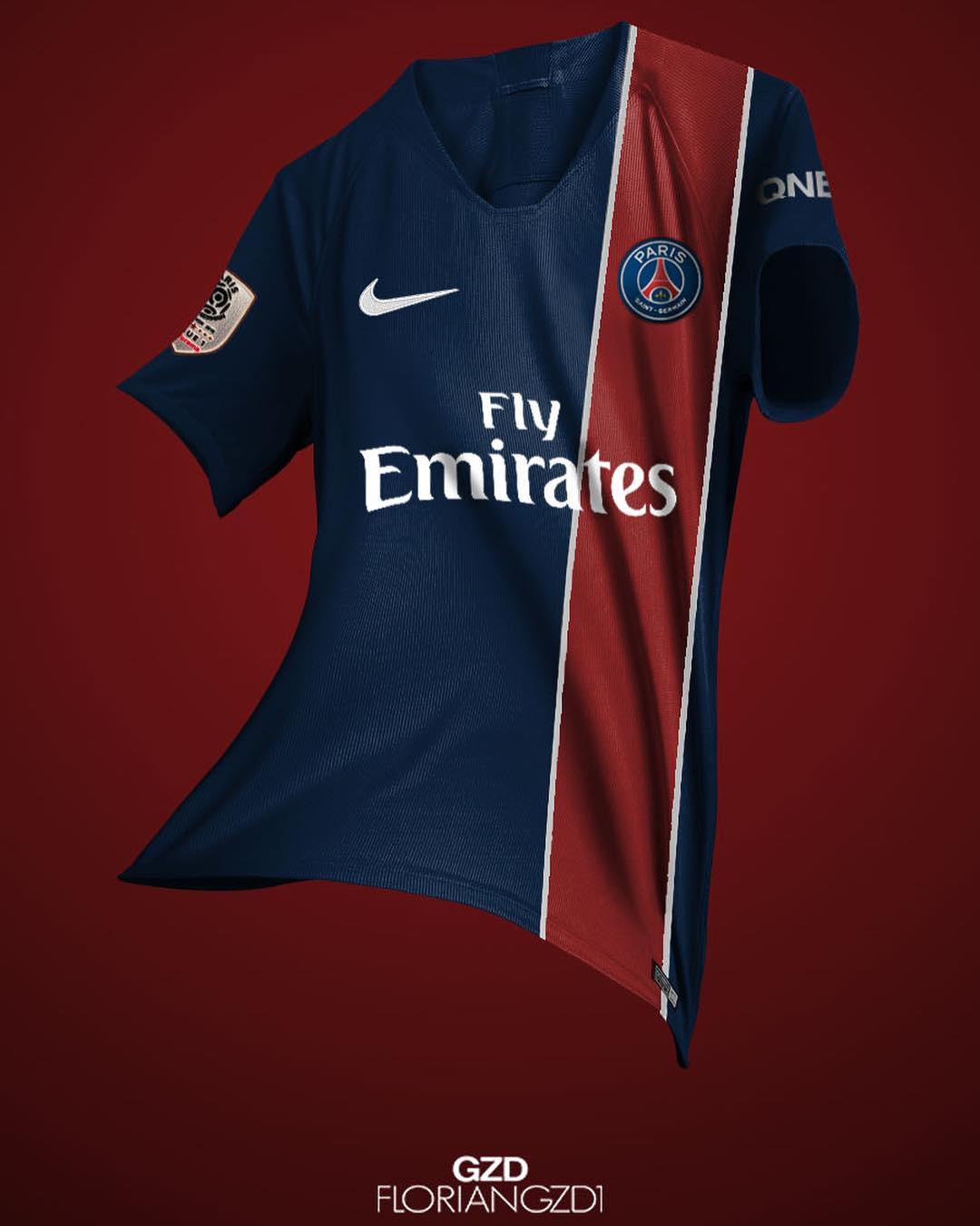 PSG kit mockup shared on Instagram