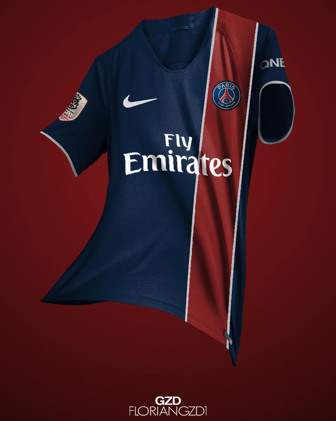 PSG kit mockup shared on Instagram