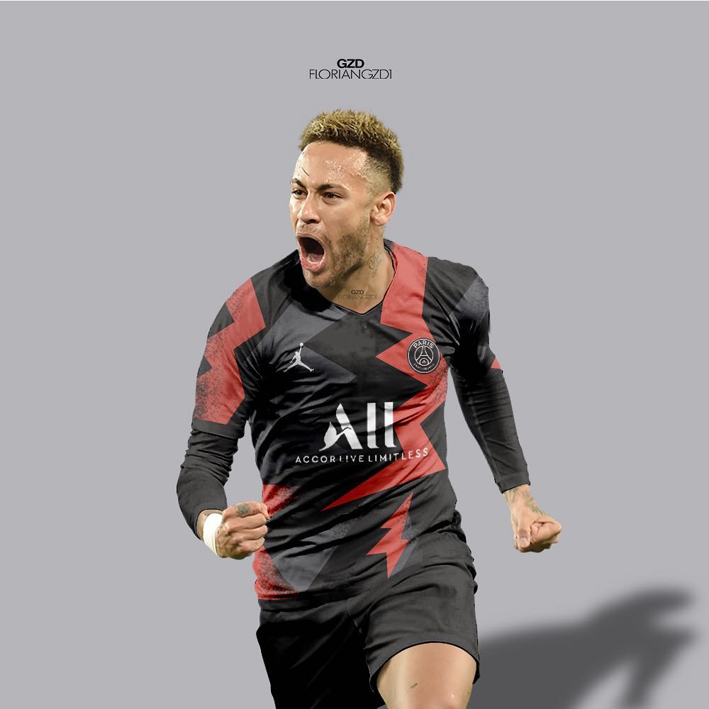 PSG kit mockup shared on Instagram