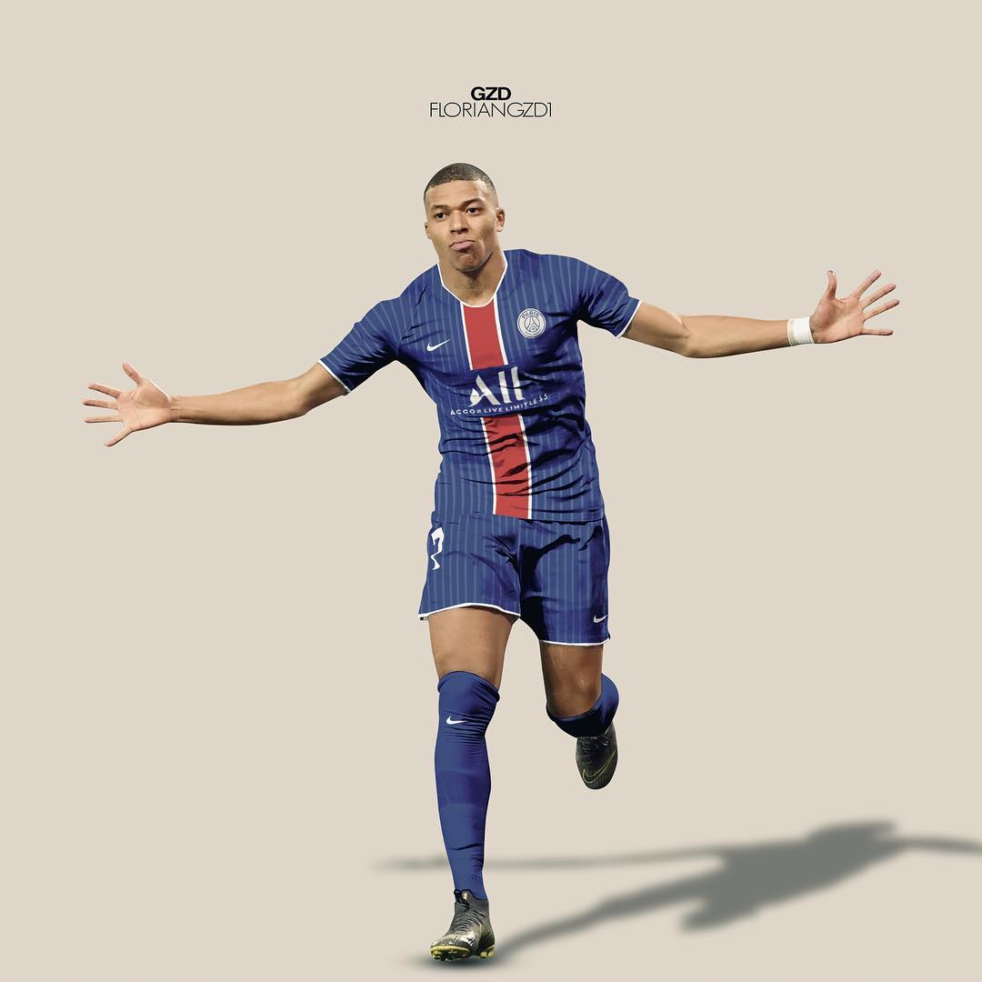 PSG kit mockup shared on Instagram