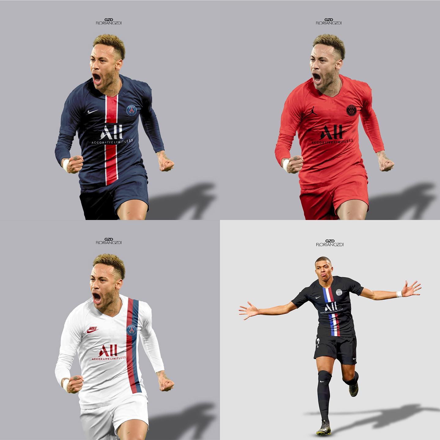 PSG kit mockup shared on Instagram