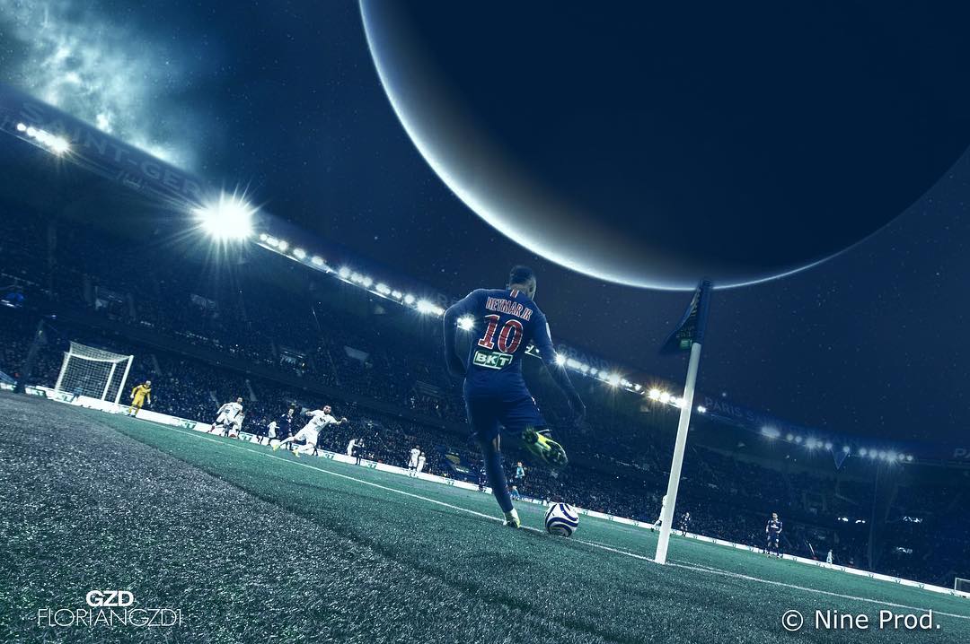 PSG or France football graphic design piece