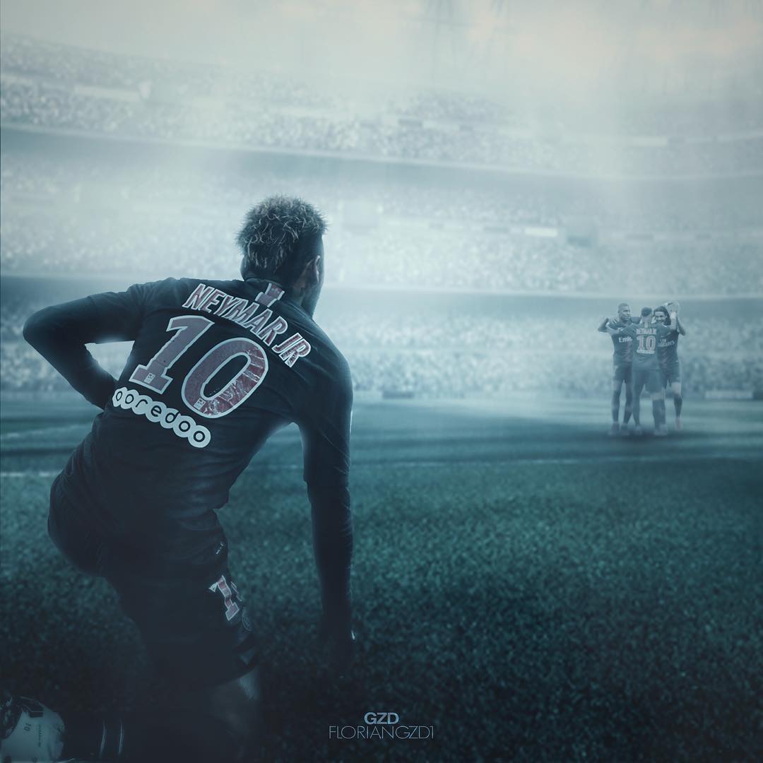 PSG or France football graphic design piece