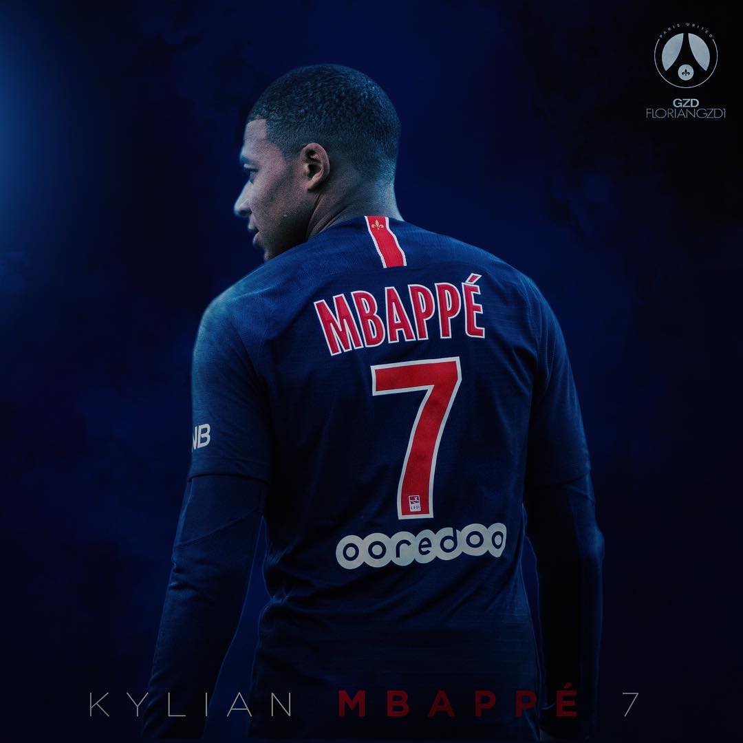 PSG or France football graphic design piece