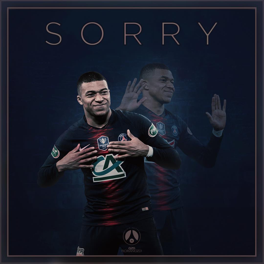 PSG or France football graphic design piece
