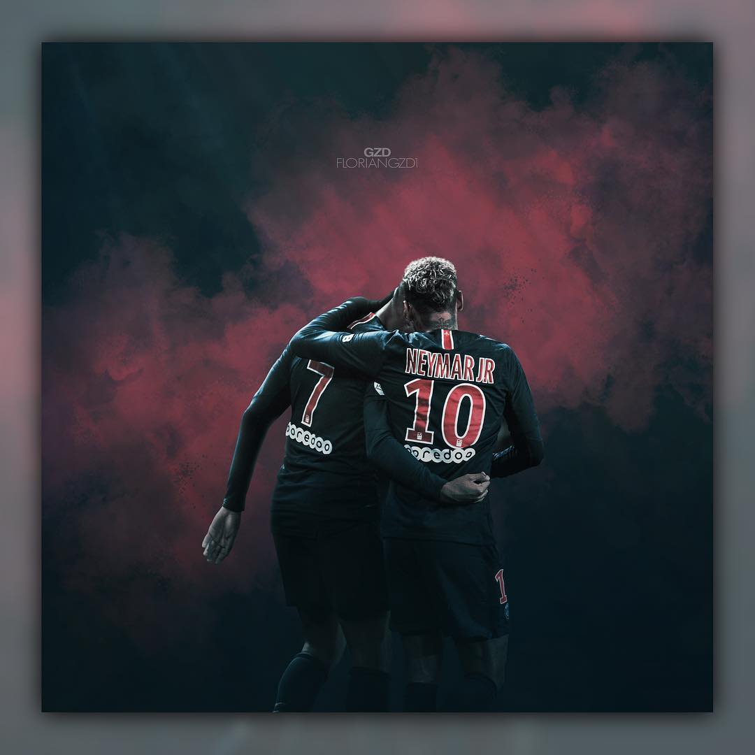 PSG or France football graphic design piece